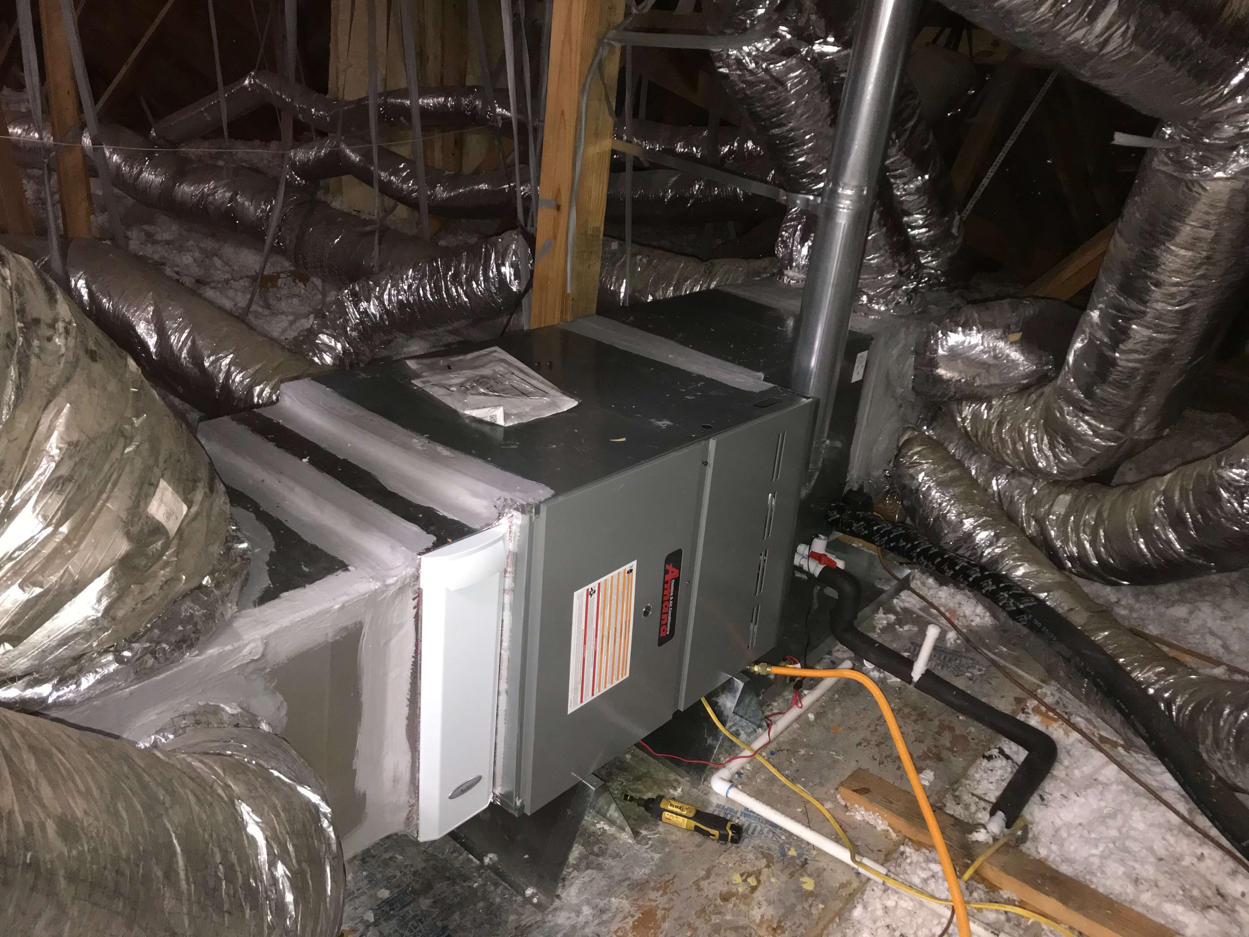 Installation of Amana Up to 16 SEER 5 Ton Gas System